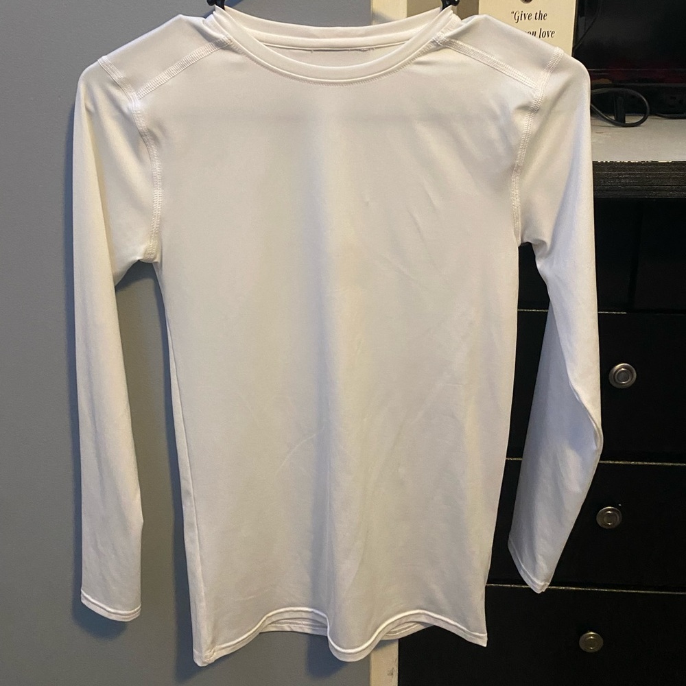 BCG, L (14-16), White Thermal Long-sleeve